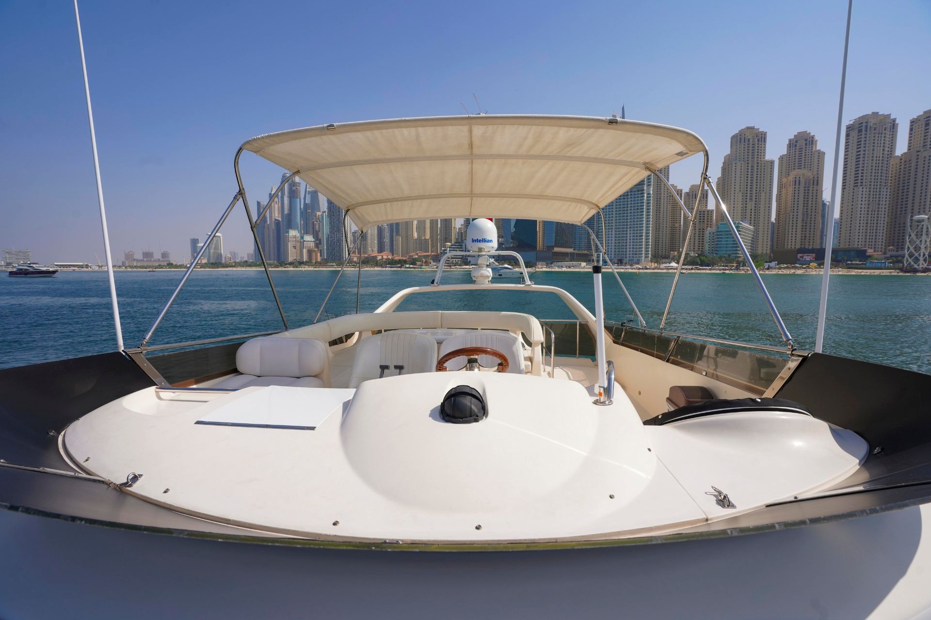 60ft yacht in dubai sea shore